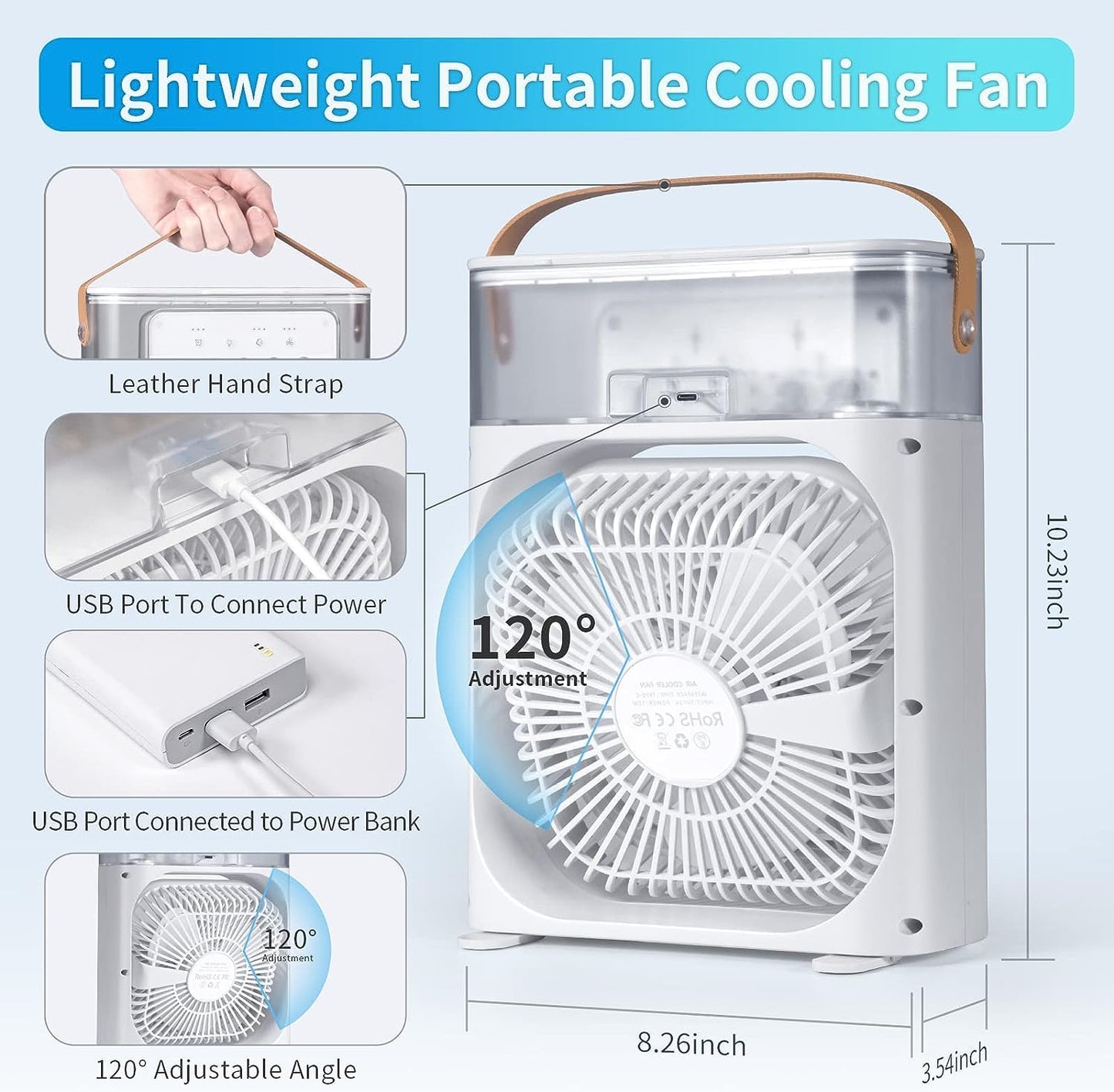 Multifunction Mist Fan & Air Cooler