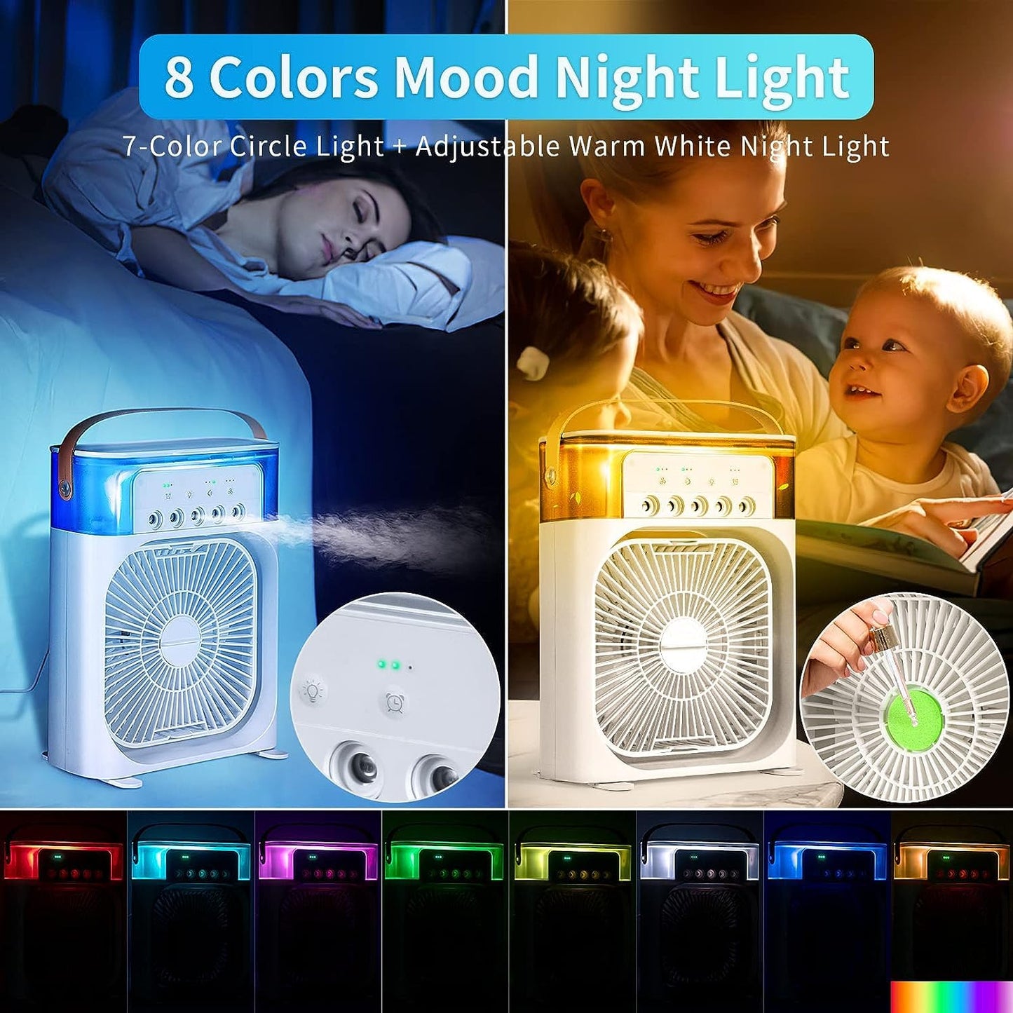 Multifunction Mist Fan & Air Cooler